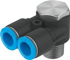 Festo QSYLV-1/4-8 Push-in Y-fitting