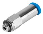 Festo QSMK-M5-4 Push-in fitting, self-sealing
