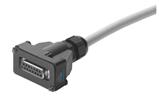 Festo KMPV-SUB-D-15-10 Plug socket with cable