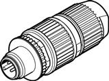 Festo NECU-S-M12G4-HX-Q7 Plug