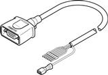 Festo NEBM-S1G9-E-2.5-Q5-LE6 Motor cable