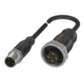 Balluff BCC A314-M414-3E-304-PX0434-006 Double-ended cordsets