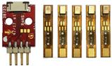 Infineon KIT_IM68A130A_FLEX Five XENSIV™ MEMS microphones IM68A130A mounted on flex board and one adapter board