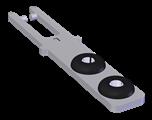Euchner BETAETIGER-P-GNT Actuator for safety switch NP/GP/TP, increased overtravel