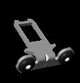 Euchner BETAETIGER-S-WQT-LN Actuator S, bent, for safety switch SGA/SGP/STA/STP/STM for insertion funnel