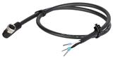 Euchner C-M08F03-02X025PV10,0-ES-084701 Connecting cable with angled plug connector M8, 3-pin, 10m