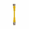 Euchner C-M12F05-05X034PU05,0-M12M05-159365 Connecting cable with 2 plug connectors M12, 5-pin, 5 m, AIDA standard