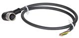Euchner C-M12F08-08X025PU20,0-MA-120998 Connecting cable with angled plug connector M12, 8-pin, 20 m
