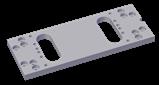 Euchner EMP-L-CET Mounting plate EMP-L- for CET read heads/switches