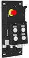 Euchner MGB-L1B-EIA-R-136388 Locking module MGB-L1-EI (guard locking by spring force) with 4 pushbuttons, emergency stop