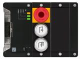 Euchner MGB2-I-MLI-U-YE5A4-KA-L-170481 Interlocking module MGB2-I-MLI (2 pushbuttons, emergency stop, door hinge on left)