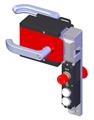 Euchner MGBS-P-L1HE-AR-U-L-SH-160521 MGBS set AR, M23, emergency stop, 2 pushbuttons, with escape release, door hinge on left