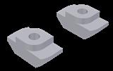 Euchner MONTAGEMATERIAL 10-NUT BOSCH Installation material for CES-A-LSP- and CES-A-BSP