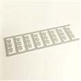Allen Bradley 1492-MWC4-12 Wire Marker Card