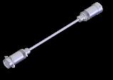 Euchner VERLAENGERUNGSLEITUNG 10M/35POL/MET Extension cable for hand-held pendant stations HBA/HBM, straight