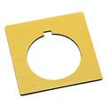 Allen Bradley 800H-W700 30mm 800H Yellow Blank Legend Plate