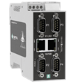 Pepperl+Fuchs ICDM-RX/TCP-4DB9/2RJ45-DIN Device Server 4-port DIN Rail DB9