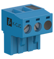 Pepperl+Fuchs K-CJC-BU Terminal block for cold junction compensation, 3-pin screw terminal, blue