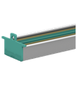 Pepperl+Fuchs UPR-03-S Universal Power Rail with end caps and cover, 3 conductors, length: 08 m