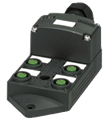 Pepperl+Fuchs V1-4/8A-E2 Splitter box quadruple, twin configuration, with cage-clamp terminals
