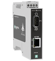 Pepperl+Fuchs ICDM-RX/TCP-DB9/RJ45-DIN Serial Device Server 1-port DIN Rail DB9