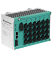 Pepperl+Fuchs ARS12-B2-IC24-1 Ethernet-APL rail field switch with 24 intrinsically safe Ex ic spur ports and screw terminals