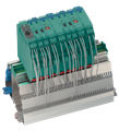 Pepperl+Fuchs K-DUCT-BU-UPR-03 Profile rail with UPR-03- * insert, 3 conductors, wiring comb field side, blue