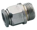 Norgren S02251248 Pneufit S Stainless steel push-in fitting, Adaptor, Straight, 12mm, G1/2