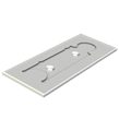 Pepperl+Fuchs PGV-PR-GM-CLOSE100 Countersunk rail for mounting in a floor groove