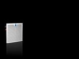 Rittal SK 3244.500 SK fan and filter units TopTherm, 700 m³/h, 200-240 V, 1~, 50/60 Hz, WHD: 323 x 323 x 25 mm, EC-Technology