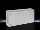 Rittal KL 1522.010 KL Terminal box, WHD: 300x150x80 mm, Stainless steel 14301, without mounting plate, with cover, without gland plate