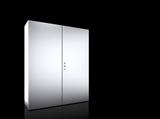 Rittal AX 1019.000 AX Compact enclosure, WHD: 1000x1200x300 mm, stainless steel 14301, with mounting plate, two-door, with 3-point lock system