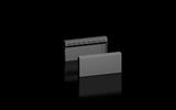 Rittal VX 8660.031 VX base/plinth trim panel, side, H: 100 mm, for D: 400 mm, sheet steel