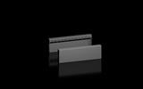 Rittal VX 8660.032 VX base/plinth trim panel, side, H: 100 mm, for D: 500 mm, sheet steel