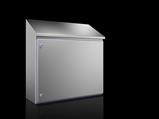 Rittal HD 1315.600 HD Compact enclosure, WHD: 810x650(H1)x821(H2)x300 mm, Stainless steel 14301, with mounting plate, with hinged door and silicone seal