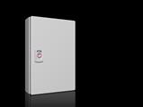 Rittal KX 1552.000 KX E-Box, WHD: 200x300x80 mm, sheet steel, with mounting plate, with door