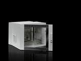 Rittal DK 7709.735 DK Wall-mounted enclosure, 3-part, WxHxD: 600x478x573 mm, 9 U, pre-assembled, IP 54 with solid gland plate top and bottom