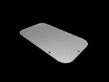 Rittal AX 2571.100 SZ Metal gland plate, for AX, with metric knockouts, WD: 256x149 mm, for gland plates size 1