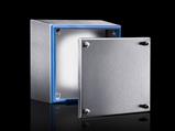 Rittal HD 1672.600 HD Terminal box, WHD: 200x200x120 mm, Stainless steel 14301, with cover and silicone seal