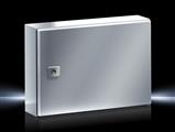 Rittal KEL 9402.600 KEL Ex enclosure, WHD: 380x300x155 mm, Stainless steel 14301, with mounting plate, Empty enclosure with hinged door