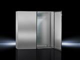 Rittal AE 1018.600 AE Compact enclosure, WHD: 1000x1000x300 mm, Stainless steel 14301, with mounting plate, two-door, with two cam locks