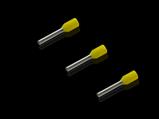 Rittal AS 4050.770 Wire end ferrules for wire processing, 1 mm², AWG 18, 10 mm, yellow, loose, 500 pcs