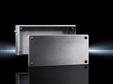 Rittal KEL 9303.000 KEL Ex enclosure, WHD: 200x200x80 mm, Stainless steel 14301, without mounting plate, Empty enclosure with screw-fastened cover