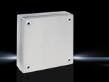 Rittal KL 1523.010 KL Terminal box, WHD: 200x200x80 mm, Stainless steel 14301, without mounting plate, with cover, without gland plate