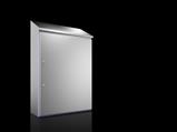 Rittal HD 1316.600 HD Compact enclosure, WHD: 810x1050(H1)x1221(H2)x300 mm, Stainless steel 14301, with mounting plate, with hinged door and silicone seal