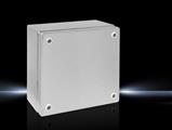 Rittal KL 1528.010 KL Terminal box, WHD: 200x200x120 mm, Stainless steel 14301, without mounting plate, with cover, without gland plate