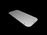 Rittal AX 2572.100 SZ Metal gland plate, for AX, with metric knockouts, WD: 339x149 mm, for gland plates size 2