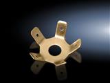 Rittal IT 7548.210 DK Potential equalisation star, For earthing bolt, 8 mm, For flat-pin connector, 6,3 mm
