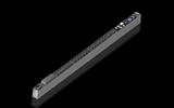Rittal DK 7979.318 DK PDU switched, compact basic power distribution incl energy measurement per phase, individually switchable output slots, with network interface and display, WLD: 44x1095x70mm, IEC 60 320: 18x C13 + 2x C19, IEC C20