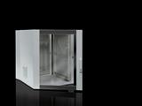 Rittal DK 7715.735 DK Wall-mounted enclosure, 3-part, WxHxD: 600x746x573 mm, 15 U, pre-assembled, IP 54 with solid gland plate top and bottom